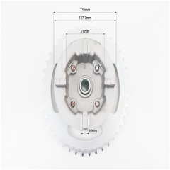 Loncin- LX200GY-3 Панель демпферна з підшипником + зірка 520*42 у зборі, висота посадки зірки - 45мм (507488)