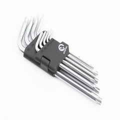 Набір Г-подібних ключів довжених з відверненням TORX (T10/T15/T20/T25/T27/T30/T40/T45/T50)