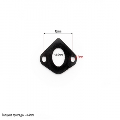 Прокладка патрубка карбюратора Honda d - 16mm (308912)