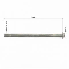 Вісь маятника d10mm; L235mm + гайка Wind (Viper) (315124)