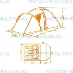 Палатка Кемпінг Solid 3
