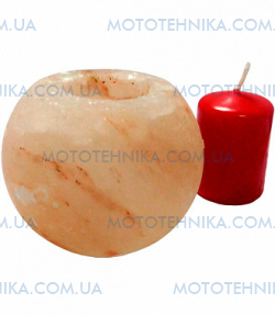 Гімалайський рожева сіль Підсвічник Куля для лазні та сауни