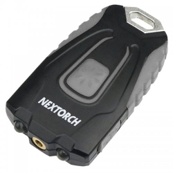 2 в 1 - Фонарь + лазер Nextorch GL20 (2xLED, 60 люмен, 4 режима, USB), черный/серый