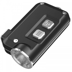 Фонарь Nitecore TINI (Cree XP-G2 S3 LED, 380 люмен, 4 режима, USB), серый
