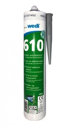 Водостойкий клей-герметик Wedi 610