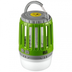 2 в 1 - Ліхтар кемпінговий + Знищувач комах SKIF Outdoor Green Basket (LED, 135 люмен, 4 режими, USB) (293-1018)