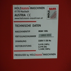      Holzmann MSM100NEO_400V (MSM100NEO_400V)