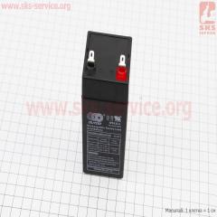 Аккумулятор OT4,5-4 - 4V4,5Ah (L48*W48*H100mm) для ИБП, игрушек и др., 2021 (348181)