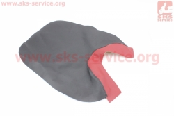 Чехол сидения переднего (эластичный, прочный материал) черный/красный VIPER - F5 (505048)