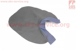 мЧехол сидения переднего (эластичный, прочный материал) черный/синий VIPER - F5 (505050)
